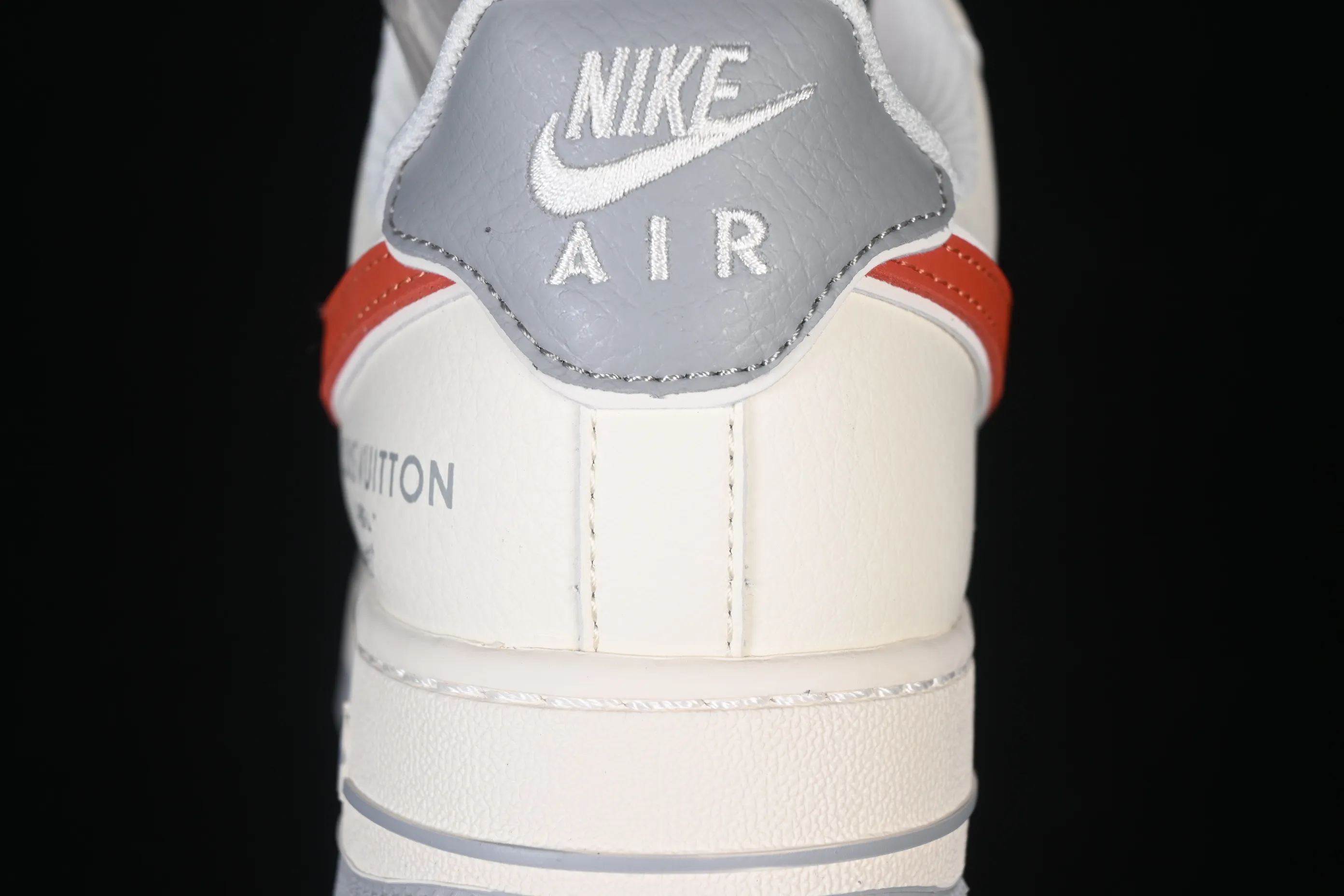 All categories Nk Air Force 1 Air Force series Nk Air Force 1 Low Air Force low-top Nike Air Force 1'07 Low joint beige gray red stitching Air Force 1 low-top casual sneakers JP8028-070